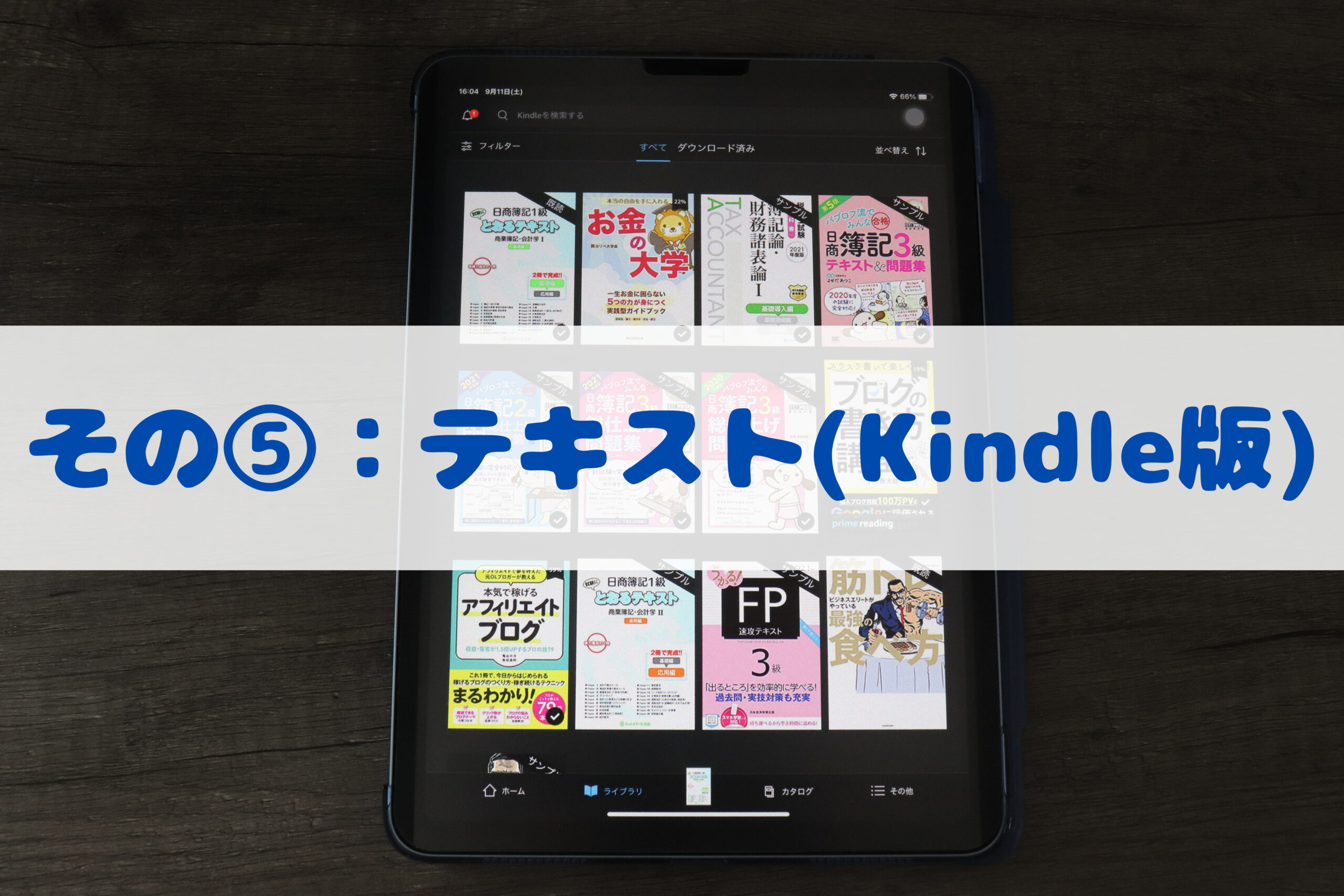 その⑤：テキスト（Kindle版）